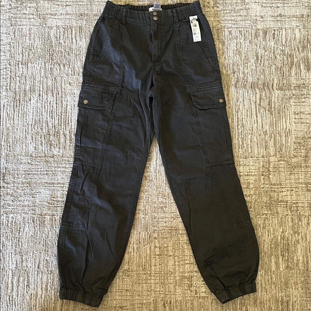 Garage Black Cargo Pants